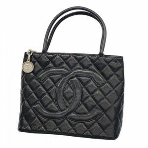 Chanel Reissue Tote Bag, Caviar Skin, Black, Women's